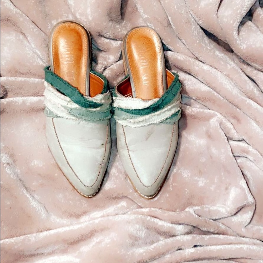 Slate denim loafer